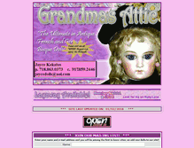 Tablet Screenshot of grandmasatticdolls.com
